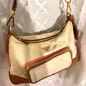 Prada Leather and Canvas bag
